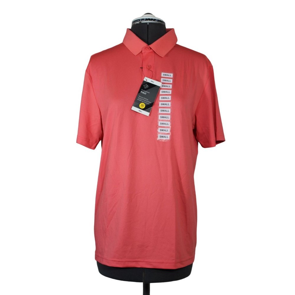 Member's Mark men's jacquard texture short sleeve‎ performance golf polo shirt